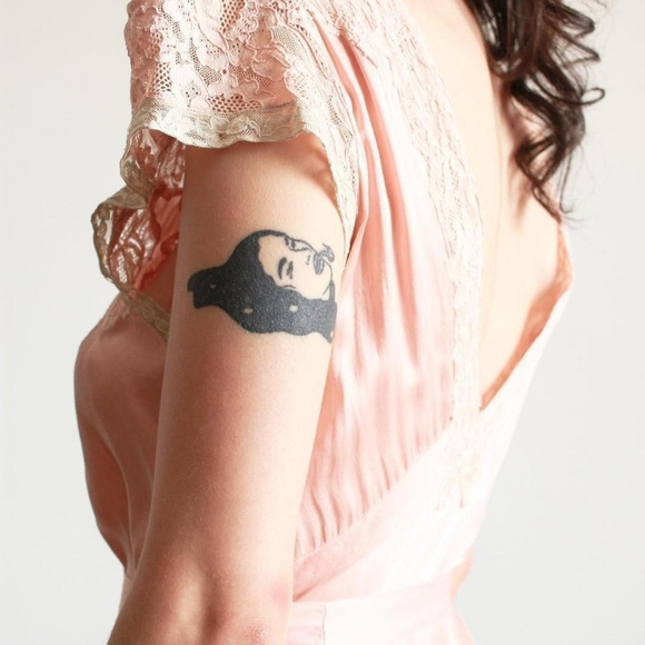 1930s Ballet Pink Silk Charmeuse Bias Cut Cap Sleeve Dress Vintage Antique Lace - Picture 3 of 7